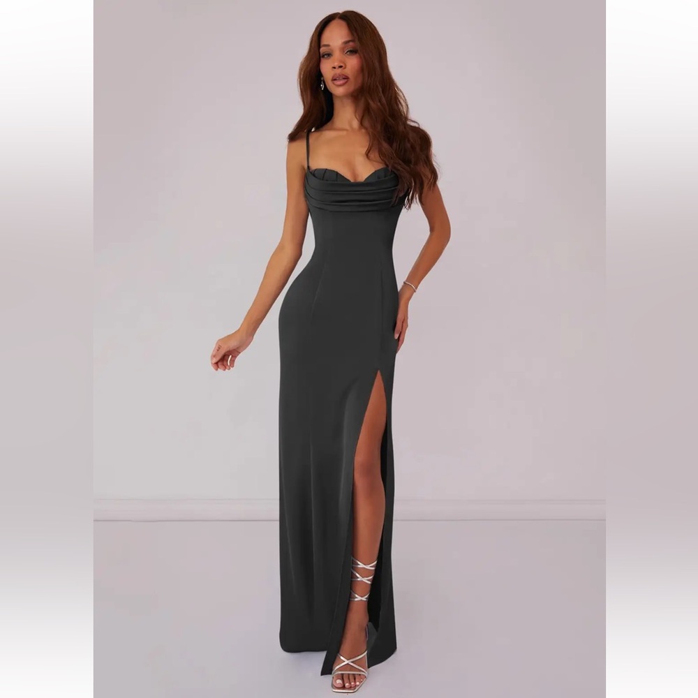 Black Lace Up Mermaid Gown 
Barbie Collection